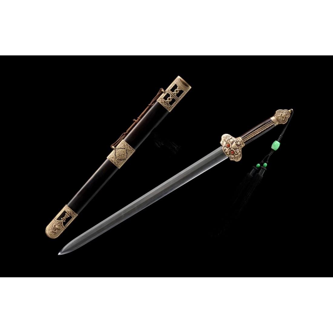 Chinese Sword Ming Dynasty Emperor YongLe's Jian Folded Steel Clay